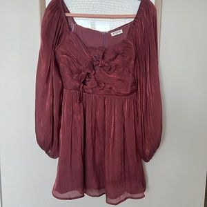 Storia Pink Bow Mini Dress